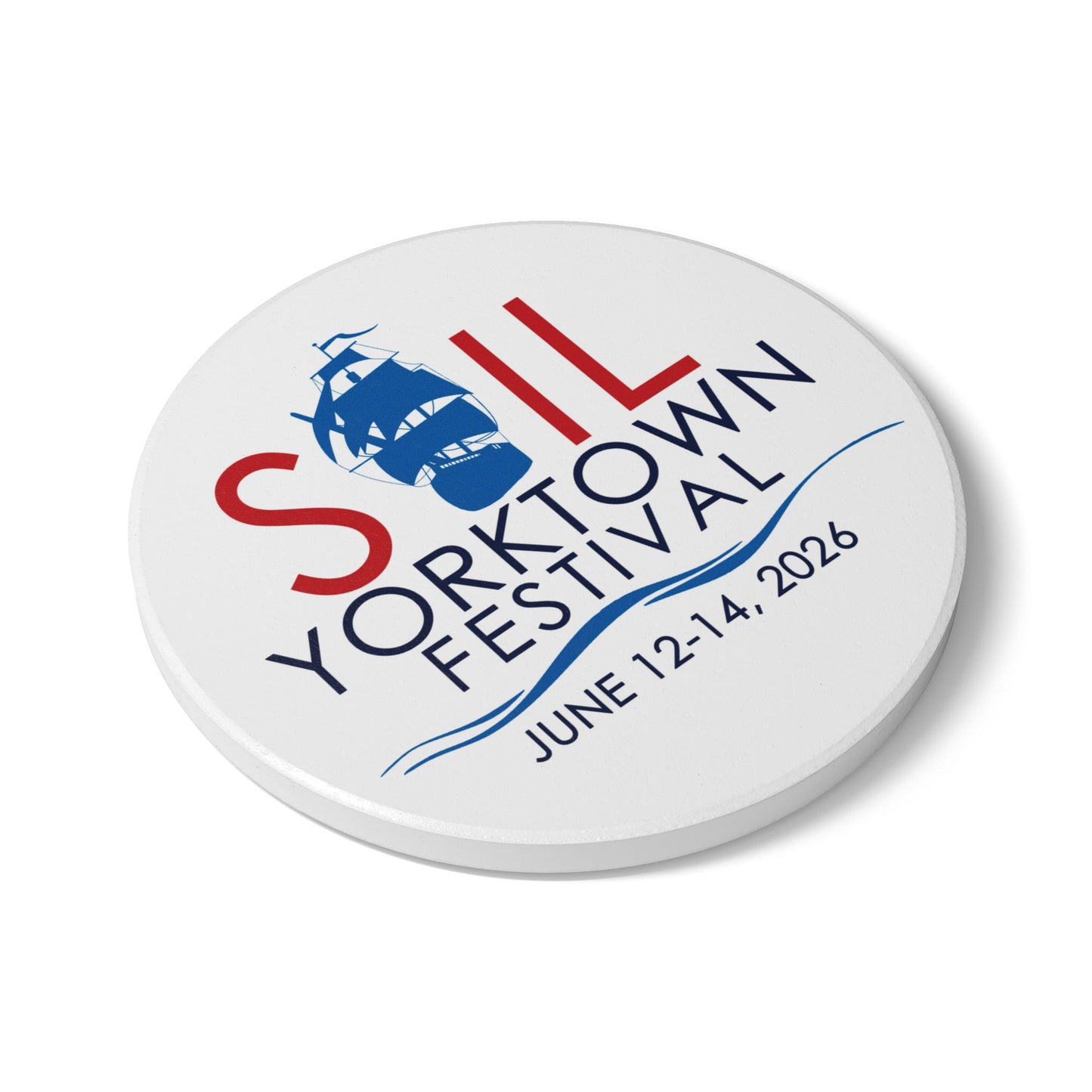 Sail Yorktown Ceramic Coaster