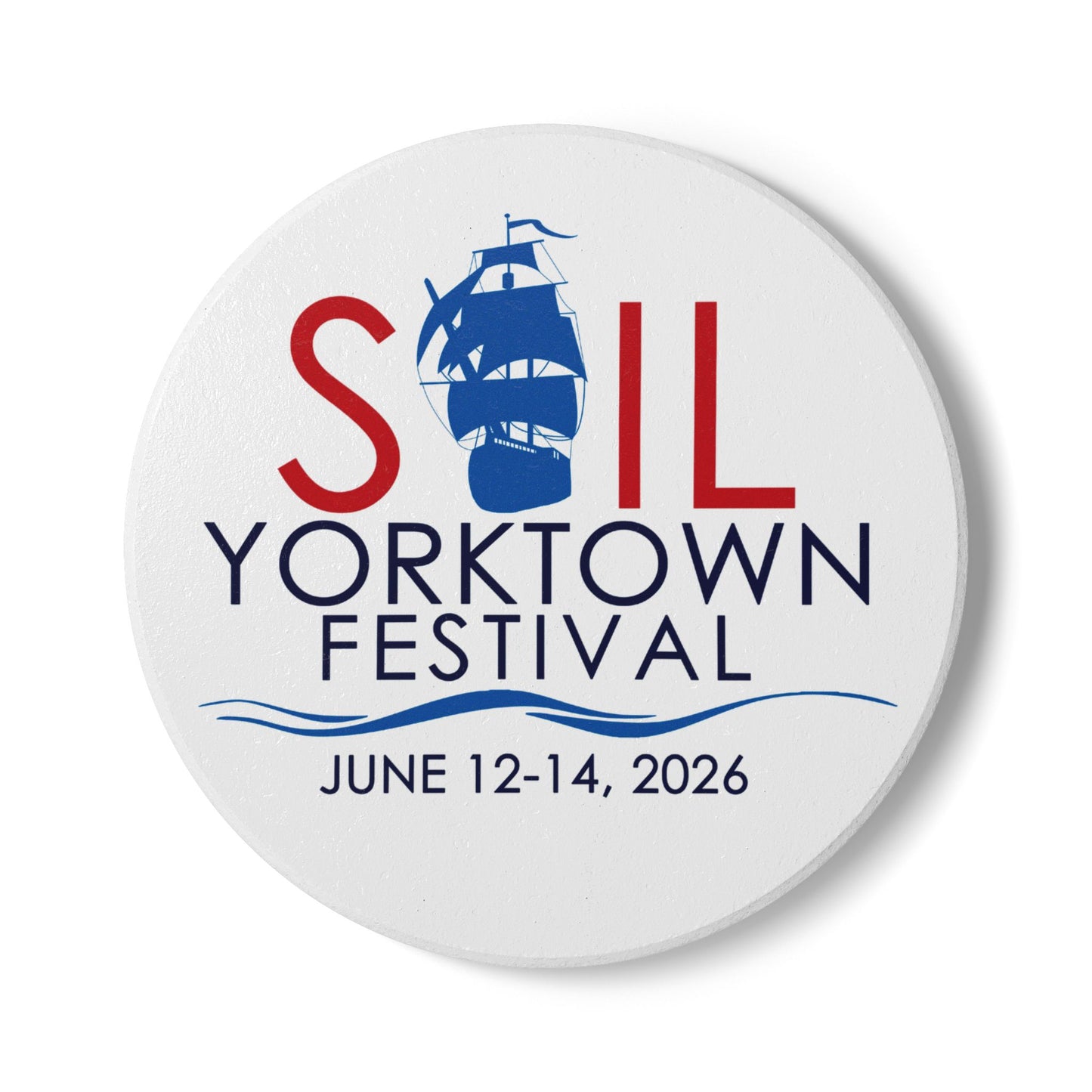 Sail Yorktown Ceramic Coaster