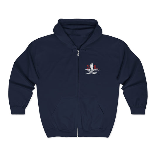 Sail Yorktown Unisex Heavy Blend™ Full Zip Hooded Sweatshirt