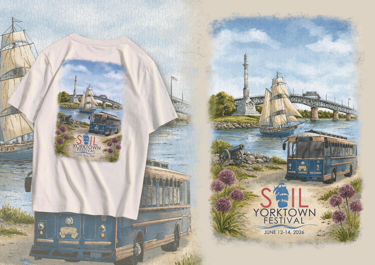EVENT T Shirt- Yorktown Design