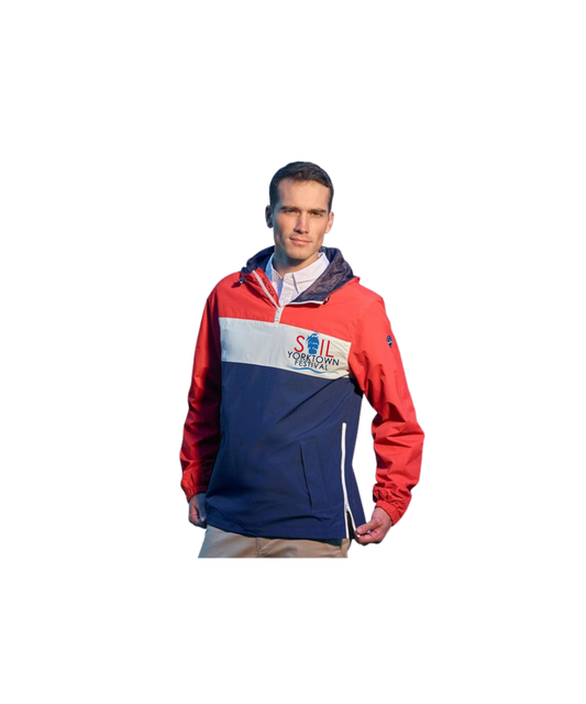 Nautica Unisex Windward Anorak Hooded Quarter-Zip Jacket-Yorktown